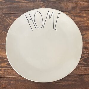 Rae Dunn HOME Dinner Plate